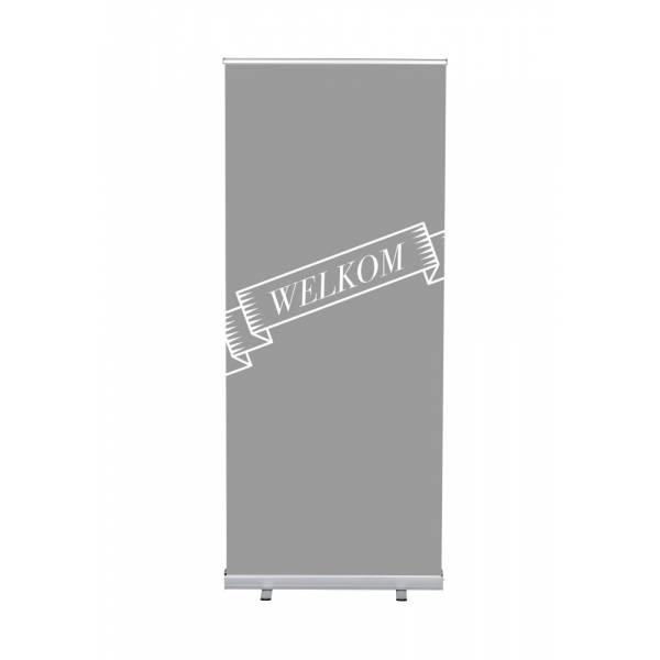 Set Completo Roller-Banner Budget 85 Bienvenida Gris Holandés