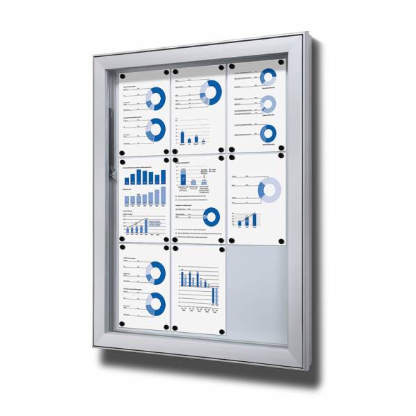 Vitrina exterior magnética Premium (9xA4)