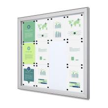 Vitrina De Exterior Con Cerradura Profunda Basic SCLE 12 x A4
