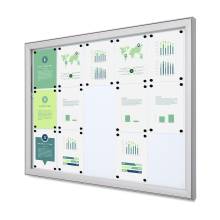 Vitrina De Exterior Con Cerradura Profunda Basic SCLE 15 x A4