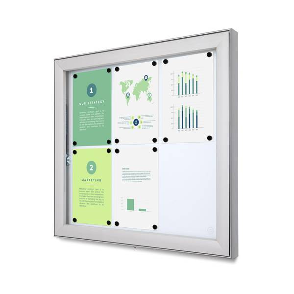Outdoor Lockable Showcase Slim SCLE