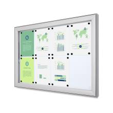 Vitrina De Exterior Con Cerradura Profunda Basic SCLE 8 x A4