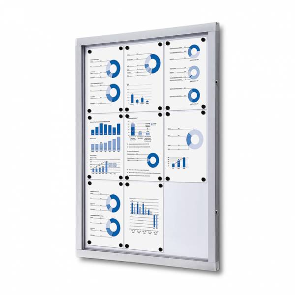 Tablón de anuncios magnético Plus (9xA4)