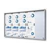 Indoor Lockable Showcase With Sliding Doors Slim With Safety Corners - 2