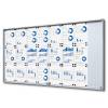Indoor Lockable Showcase With Sliding Doors Slim With Safety Corners - 1