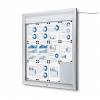 Outdoor Lockable Notice Board LED Topcard - 20