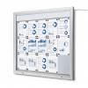 Outdoor Lockable Notice Board LED Topcard - 21