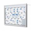 Outdoor Lockable Notice Board LED Topcard - 22