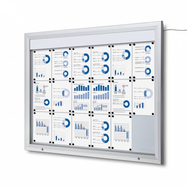Vitrina Exterior Magnética LED