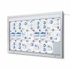 Outdoor Lockable Notice Board LED Topcard - 24