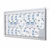 Outdoor Lockable Notice Board LED Topcard - 25