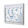 Outdoor Lockable Notice Board LED Topcard - 28