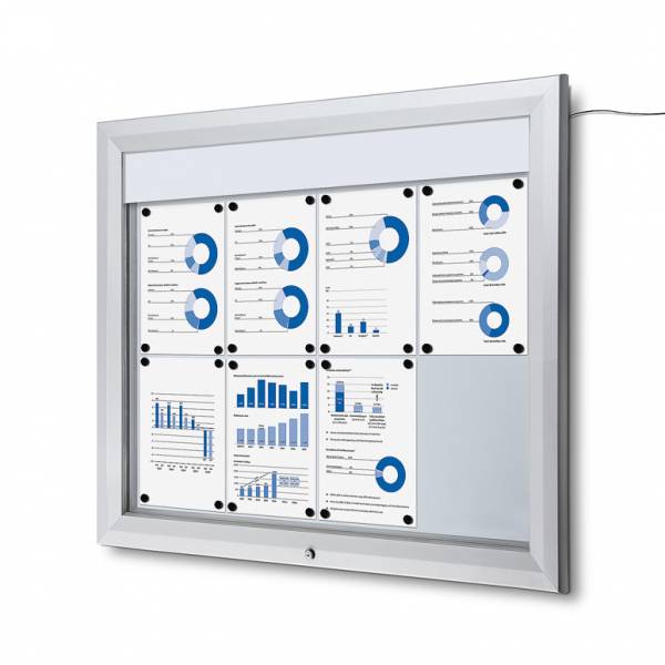 Vitrina Exterior Magnética LED (8xA4)