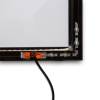 Porta menú Exterior cubierto negro 4XA4 LED - 12