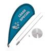 Micro Bandera Tablero de mesa 60cm, base y mástil - 2