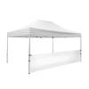 Carpa de Aluminio 3 x 4,5 Metros Pared a Blanco Doble Cara - 1