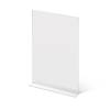 Formato: A3 (297 x 420 mm)
Orientación: Vertical Soporte para folletos y menús horizontal, doble cara (A6) forma T - 1