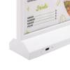 T Stand LED DL Blanco - 8