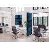 Separador Textil Deco 85-200 Doble Botánico Hojas Azules ECO - 18