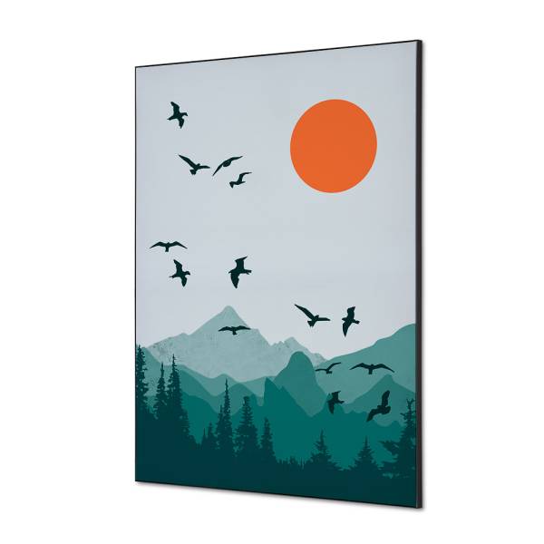 Decoración Textil de Pared SET A1 Sol y Pájaros