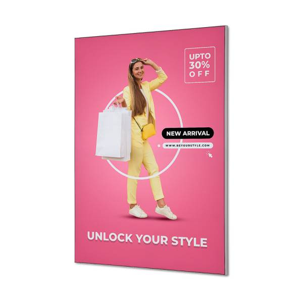 Marco de Tela Elegante A1