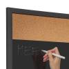 Combi Board - Pizarra Negra / Corcho 60 x 90 cm - 12