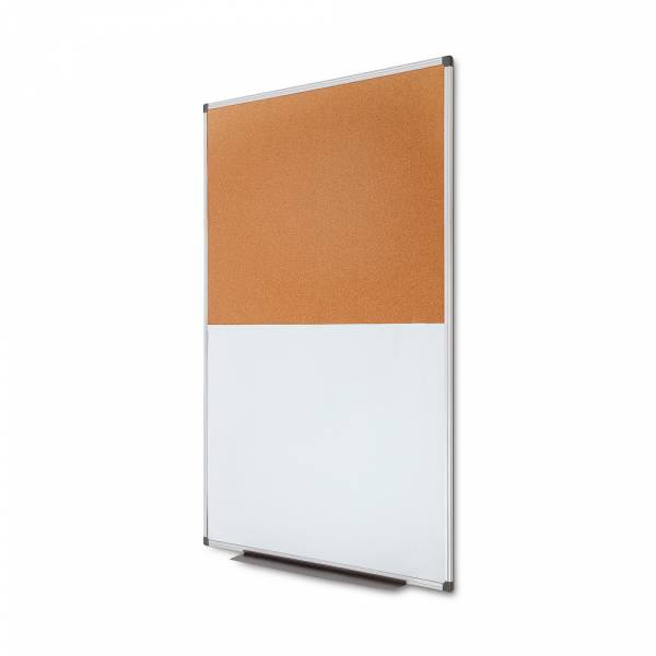 Combi Board - Pizarra Blanca de Aluminio / Corcho 90 x 120 cm