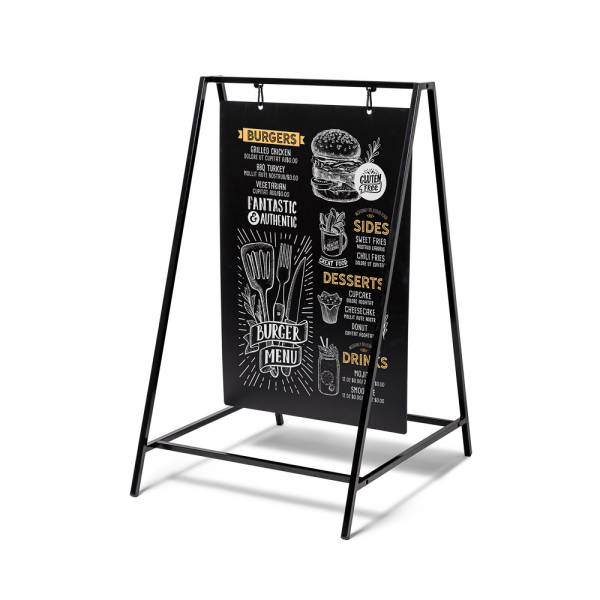 Caballete de Pizarra Swing 50 x 70 cm Negra